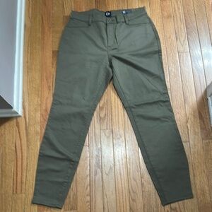 GAP Olive Skinny Pants